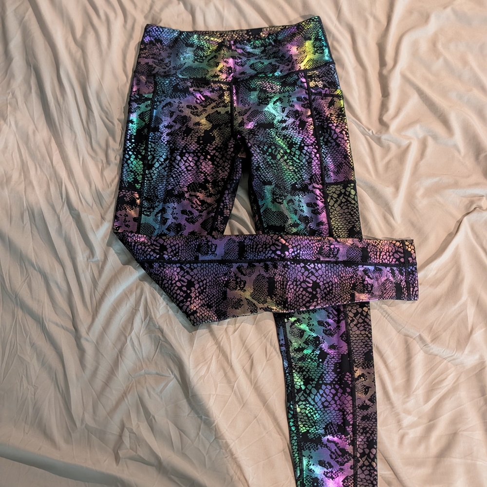 Constantly Varied Gear Multicolor Snake Print Leggings